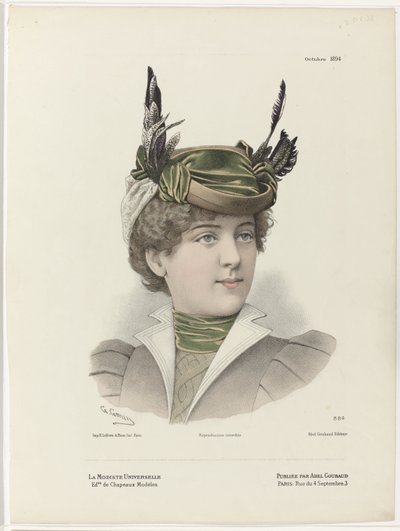 La Modiste Universelle, octobre 1894, No. 884 - Guido Gonin