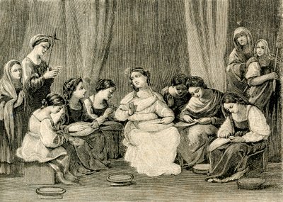 Adolescence de la Vierge, par Guido Reni, Sanctuaire de la Sainte Maison, Loreto, Marches, Italie - Guido Reni
