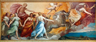 Aurora (peinture sur toile) - Guido Reni