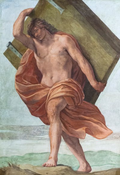 Fresques du plafond de la salle du mariage Aldobrandini, représentant des scènes des histoires de Samson - Guido Reni