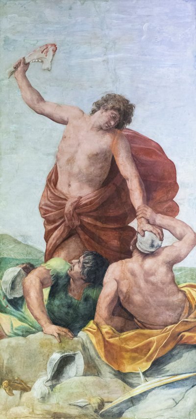 Fresques du plafond de la salle du mariage Aldobrandini, représentant des scènes des histoires de Samson - Guido Reni