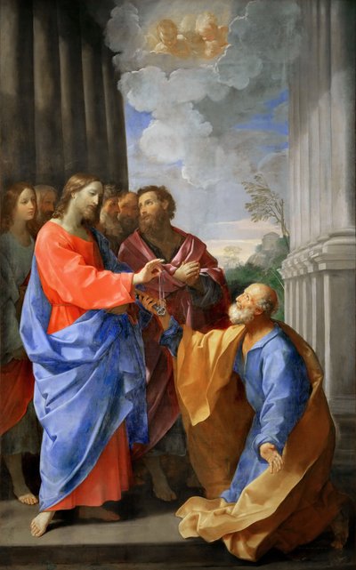 Le Christ remettant les clés à Saint Pierre, vers 1620 - Guido Reni
