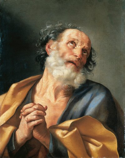 Portrait de Saint Pierre pleurant - Guido Reni