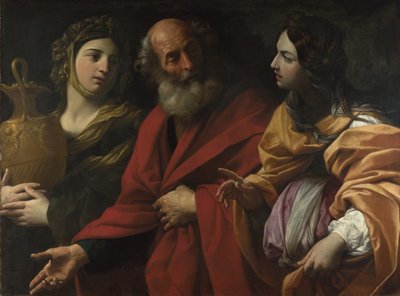 Loth et ses filles quittant Sodome, c. 1615 - Guido Reni