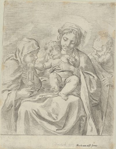 La Sainte Famille avec Sainte Claire, 1590-1600 - Guido Reni