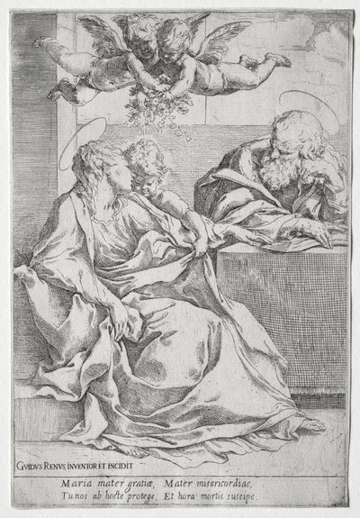 La Sainte Famille avec deux anges - Guido Reni