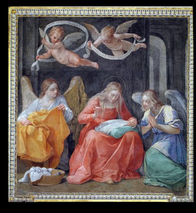 La Vierge cousant, de la 