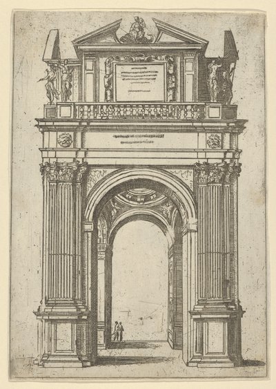 Arc de triomphe surmonté d