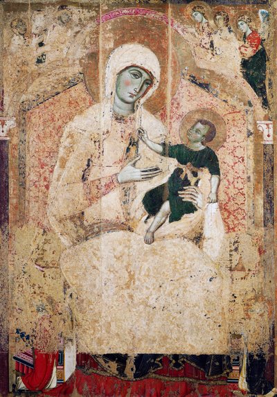 Madone en majesté - Guido da Siena
