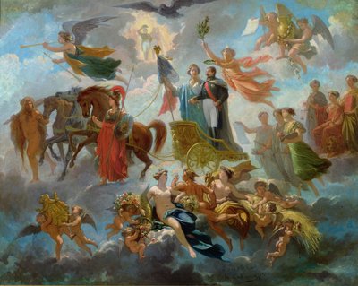 Apothéose de Napoléon III, 1854 - Guillaume Alphonse Harang Cabasson