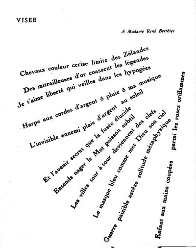 Visée - Guillaume Apollinaire