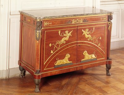Commode dans le salon d