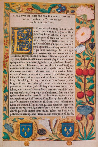 De Philologia, vers 1530, 1947 - Guillaume Bude