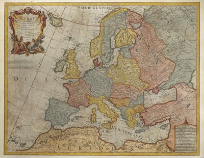 Europe, gravure - Guillaume Delisle