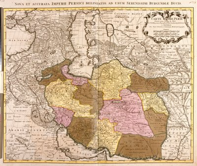 Carte de la Perse - Guillaume Delisle
