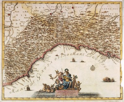 République de Gênes, Carte par Guillaume de l
