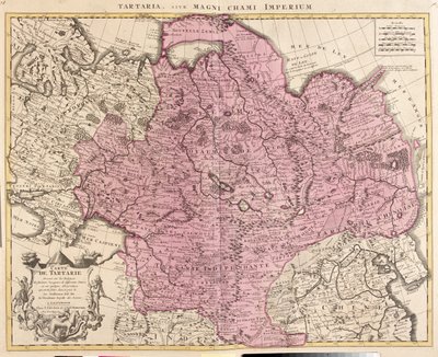 Russie, Kazakhstan, Ouzbékistan, Kirghizstan, Tadjikistan, grande partie de la Chine (sauf le sud-est), Mongolie - Guillaume Delisle