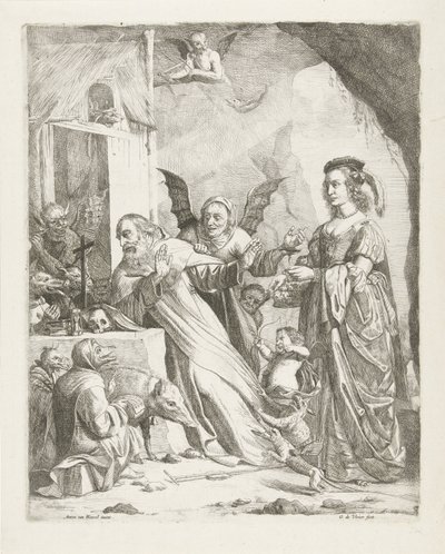 La tentation de Saint Antoine - Guillaume Duvivier