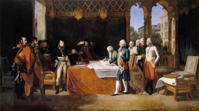Les préliminaires de Leoben, 17 avril 1797 - Guillaume Guillon Lethière