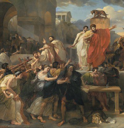 (détail) Mort de Virginie - Guillaume Lethiere