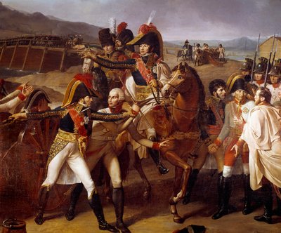 Surprise du pont de Tabour sur le Danube 14/11/1805 (détail) - Guillaume Lethiere