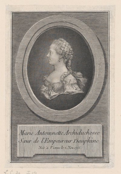 Marie-Antoinette, princesse, 1770 - Guillaume Phillipe Benoist