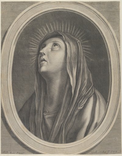 La Vierge levant les yeux - Guillaume Vallet