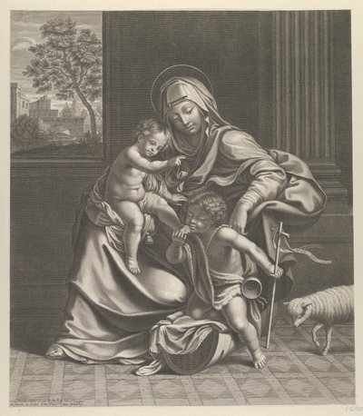La Vierge assise avec l