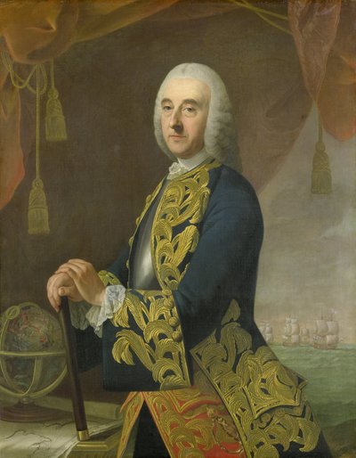 Portrait du vice-amiral Hendrik Lijnslager, fils de Harmen Lijnslager et Judith Allijn - Guillaume de Spinny