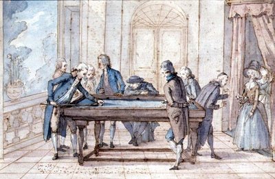 Partie de billard - Guiseppe Piattoli