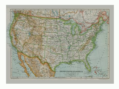 Carte des États-Unis d