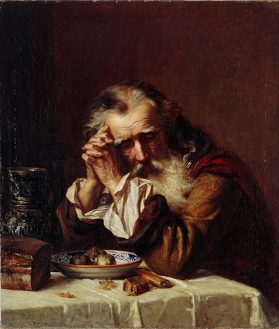 Tête de vieil homme, 1872 - Gun