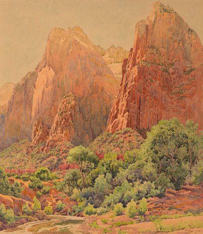 Les Patriarches, parc national de Zion - Gunnar Widforss