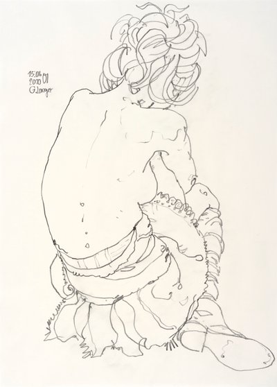 Nu féminin, Au bord du temps - Gunter Langer
