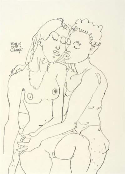 Couple amoureux - Gunter Langer