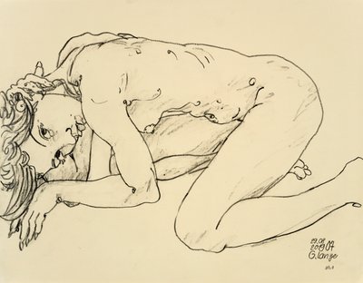 Nu féminin, envoyer des signaux - Gunter Langer