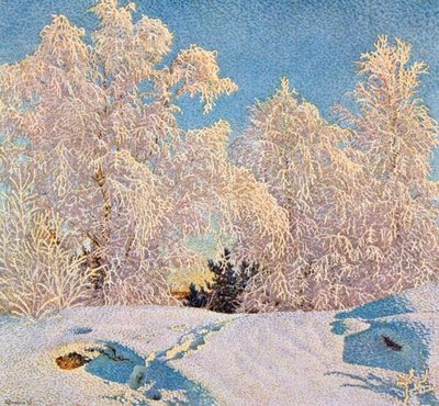 Givre au Soleil - Gustaf Edolf Fjaestad