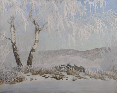 Givre blanc au soleil - Gustaf Fjæstad