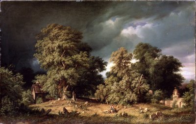 Le vieux cimetière - Gustav Adolf Closs
