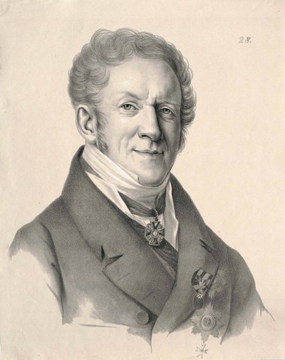 Balthasar Campenhausen (gravure des années 1820) - Gustav Adolf Hippius