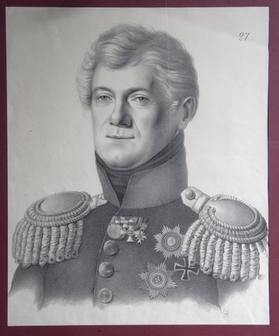 Portrait du prince Dmitriy Vladimirovich Golitsyn 1771-1844, années 1820 - Gustav Adolf Hippius