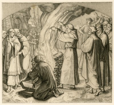 Martin Luther brûle la bulle d