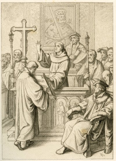 Martin Luther est docteur en Sainte Bible - Gustav Ferdinand Leopold Konig