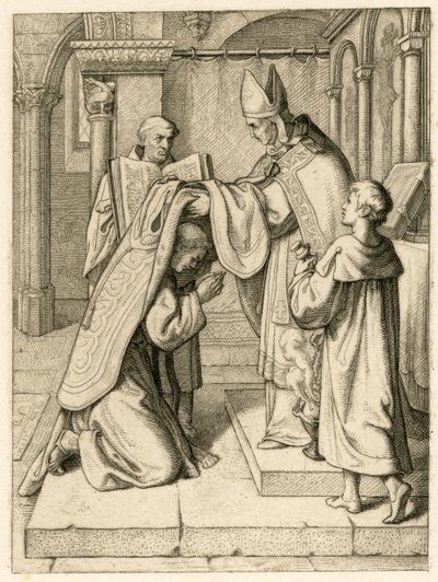 Martin Luther est ordonné prêtre - Gustav Ferdinand Leopold Konig