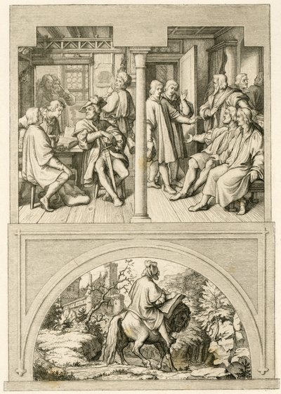 Plusieurs images de la vie de Martin Luther - Gustav Ferdinand Leopold Konig