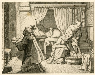 La naissance de Martin Luther - Gustav Ferdinand Leopold Konig