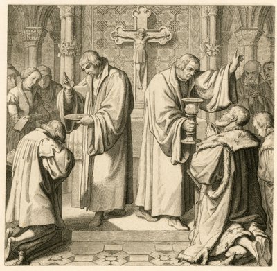 La communion, Luther donne à l