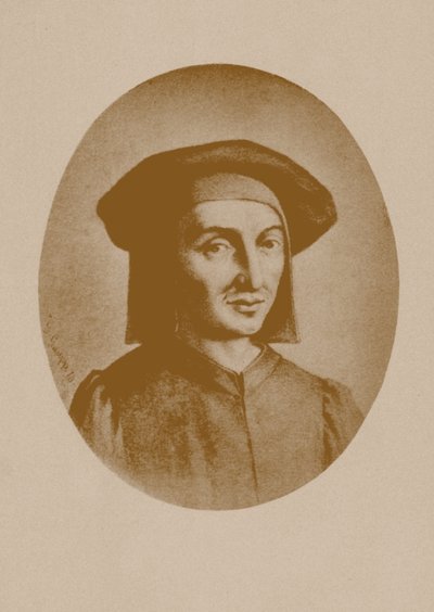 Portrait du compositeur Josquin des Prez, 1870 - Gustav Gaupp