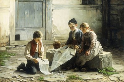 Réparation du Cerf-Volant, 1895 - Gustav Igler