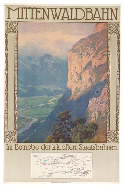 Chemin de fer de Mittenwald, vers 1912 - Gustav Jahn
